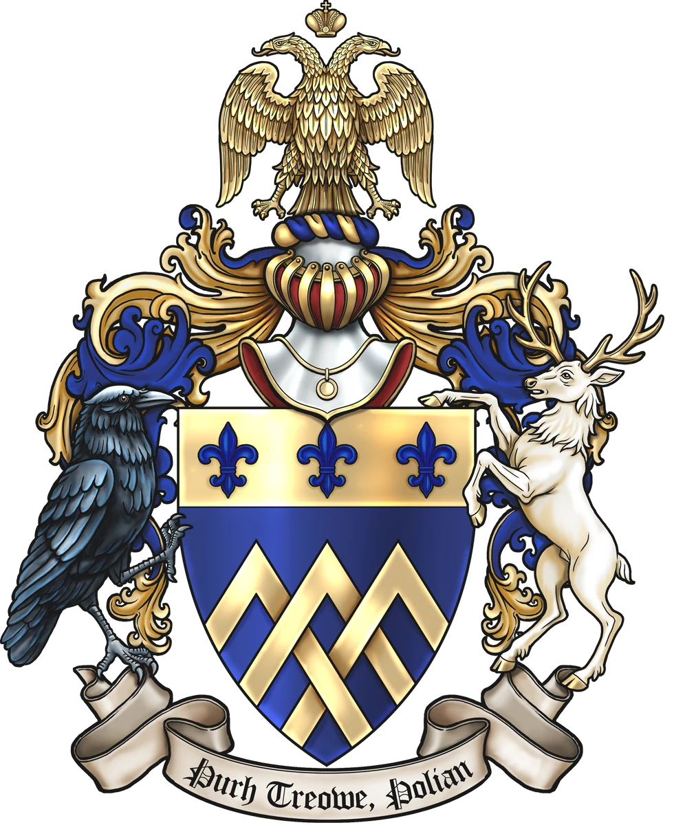 The arms of Lord Rothbury